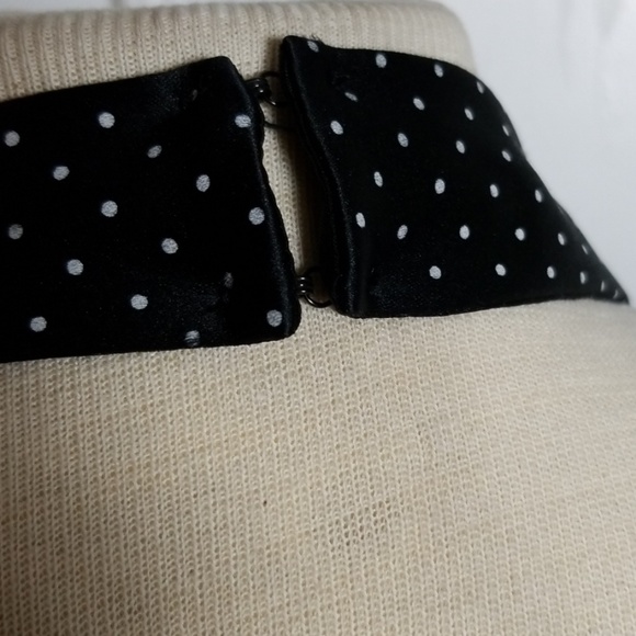 Vintage 90s Polka Dot Halter Dress Pinup Retro - Picture 3 of 7